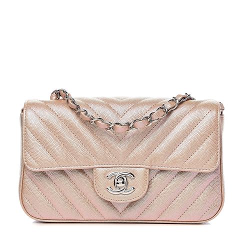 chanel mini quilted caviar|CHANEL Iridescent Caviar Chevron Quilted Mini Coco.